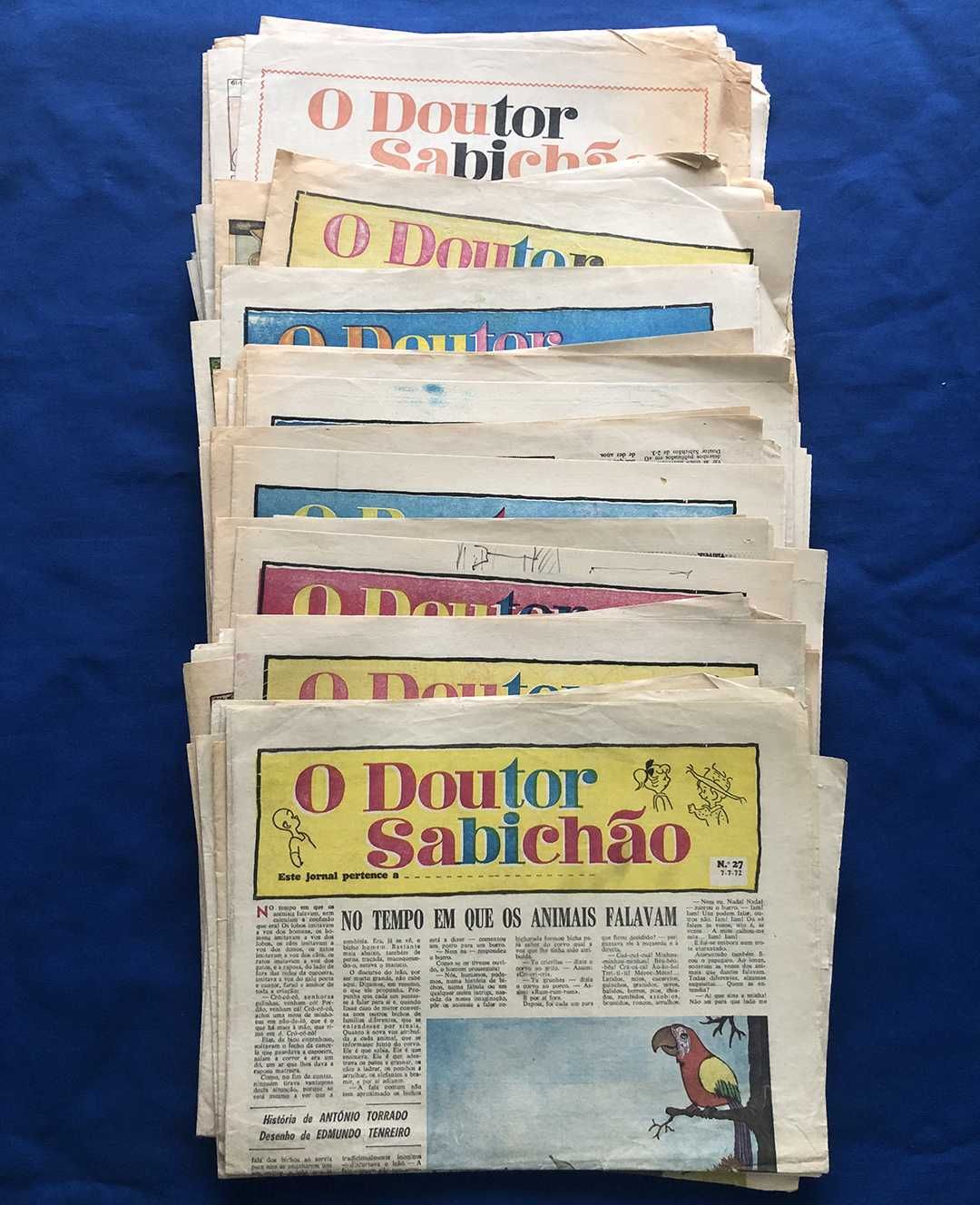 Suplemento do Diário Popular O DOUTOR SABICHÃO 1972 a 1974 (7 ao 110)