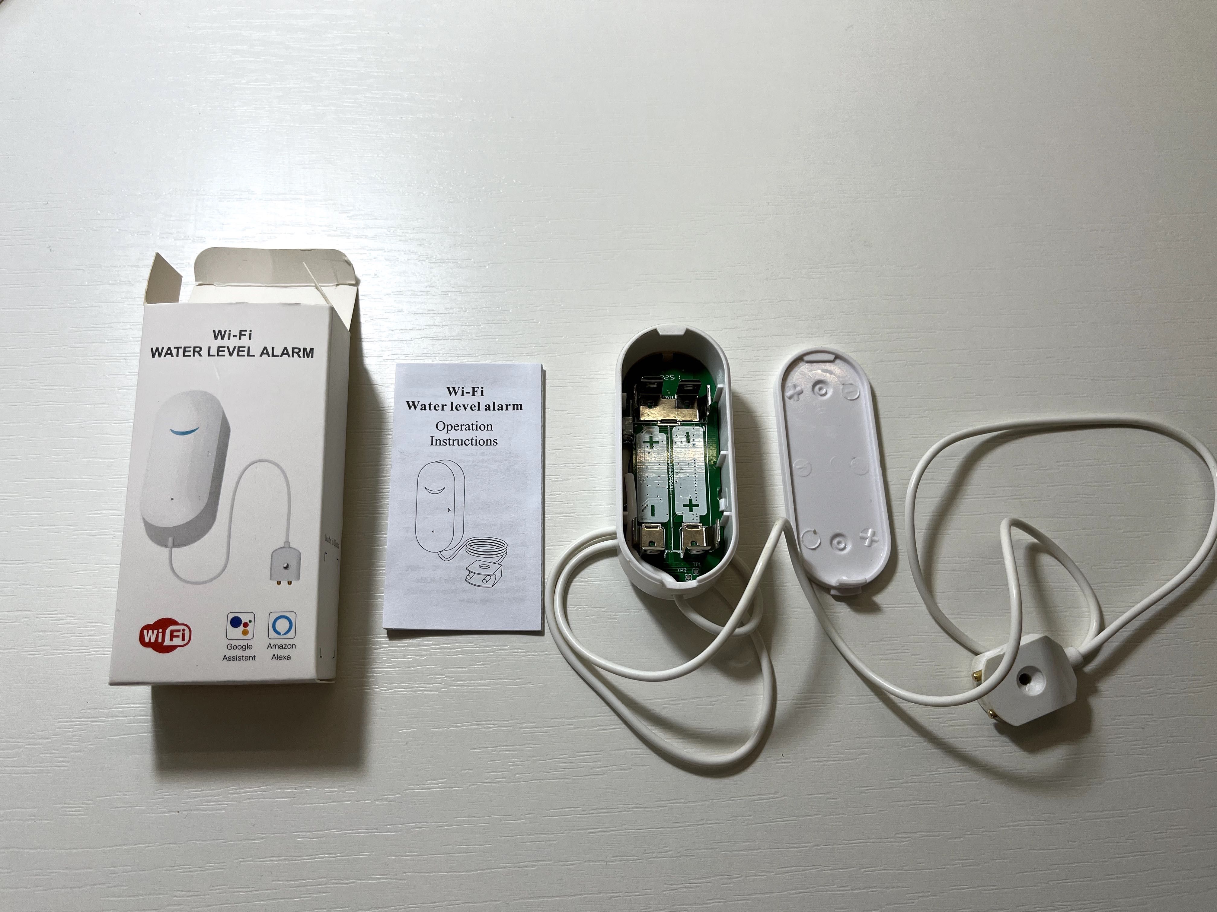 Wi-Fi Датчик затопления, протечки и уровня воды, Tuya Smart. Антипотоп