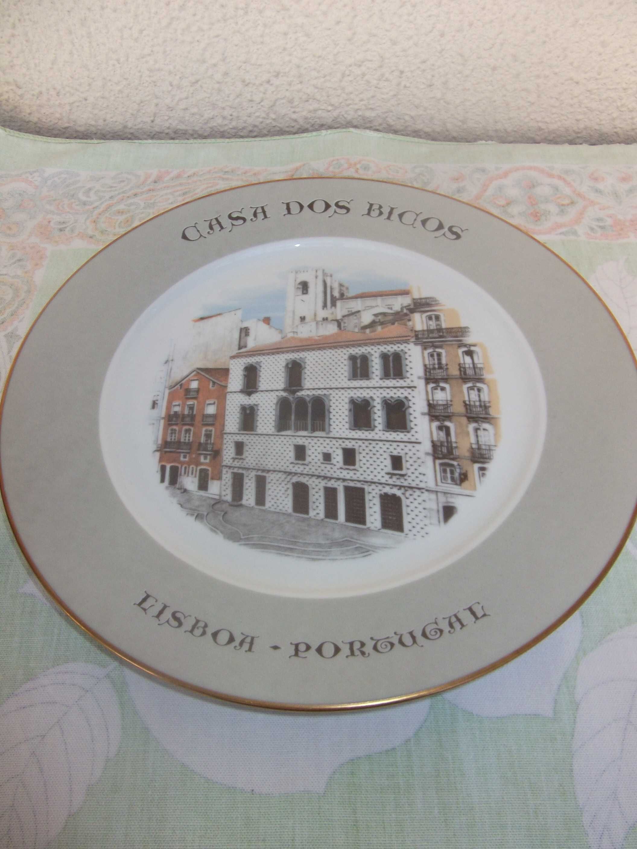 Prato redondo de colecção/Collection round plate - Casa dos Bicos SPAL