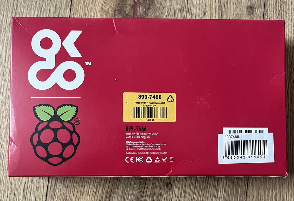 Дисплей Raspberry Pi 7″ Touch Screen Lcd