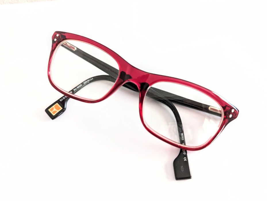 Boss Orange Oprawki w kolorze bordowym