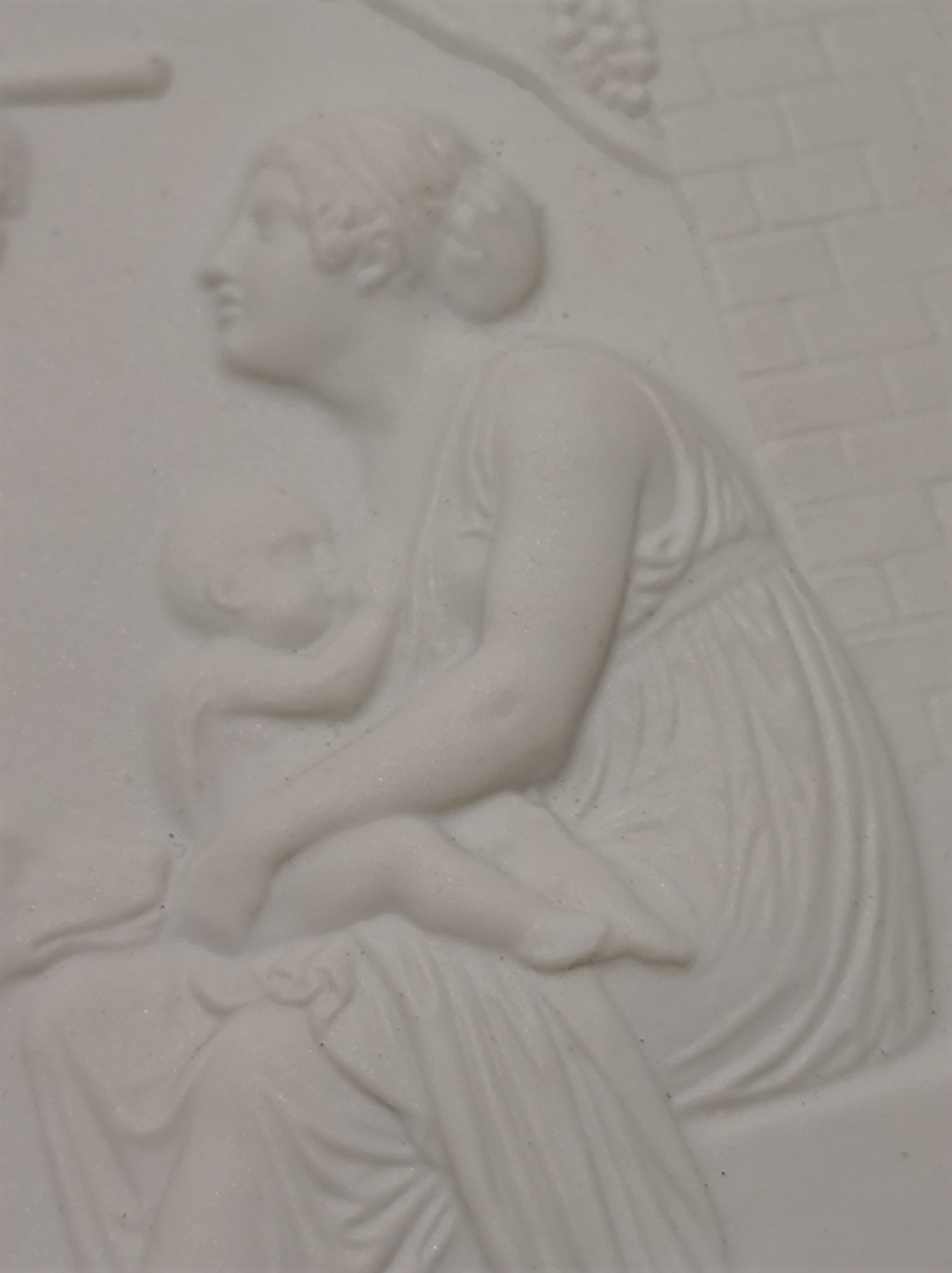 Cztery pory roku B&G Kopenhaga relief porcelana .Vintage.