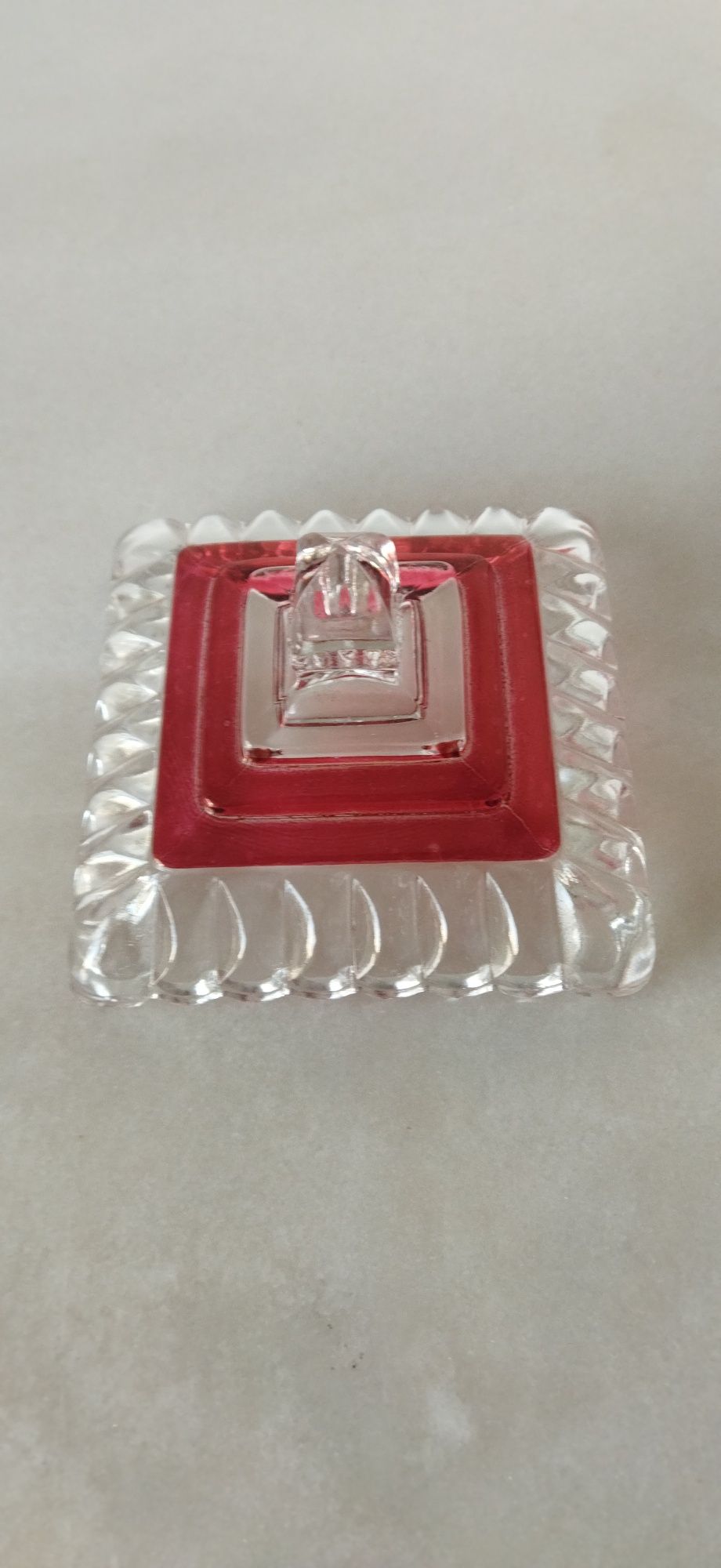 Bomboneira Anos 50 - Westmoreland Glass Ruby Wedding Box