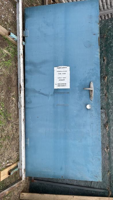 Дверь металлическая 230х100