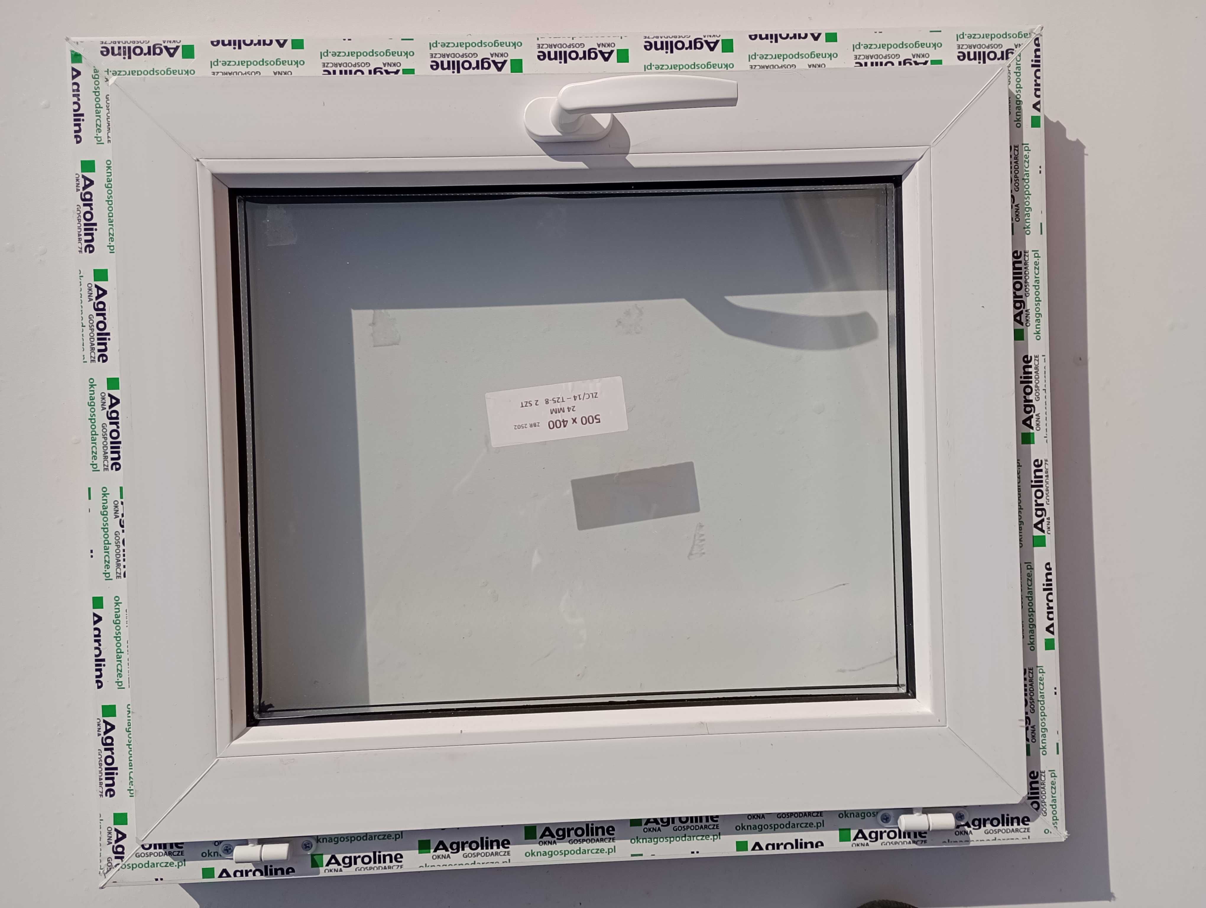 okno PCV szer.70 x wys.60 lub 60x70 białe,techniczne i inne