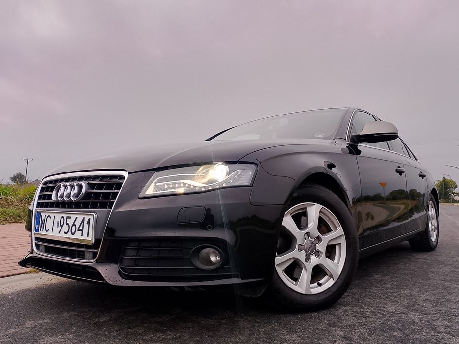 A4 B8 Ledy Czarna S-line Maunal Sedan
