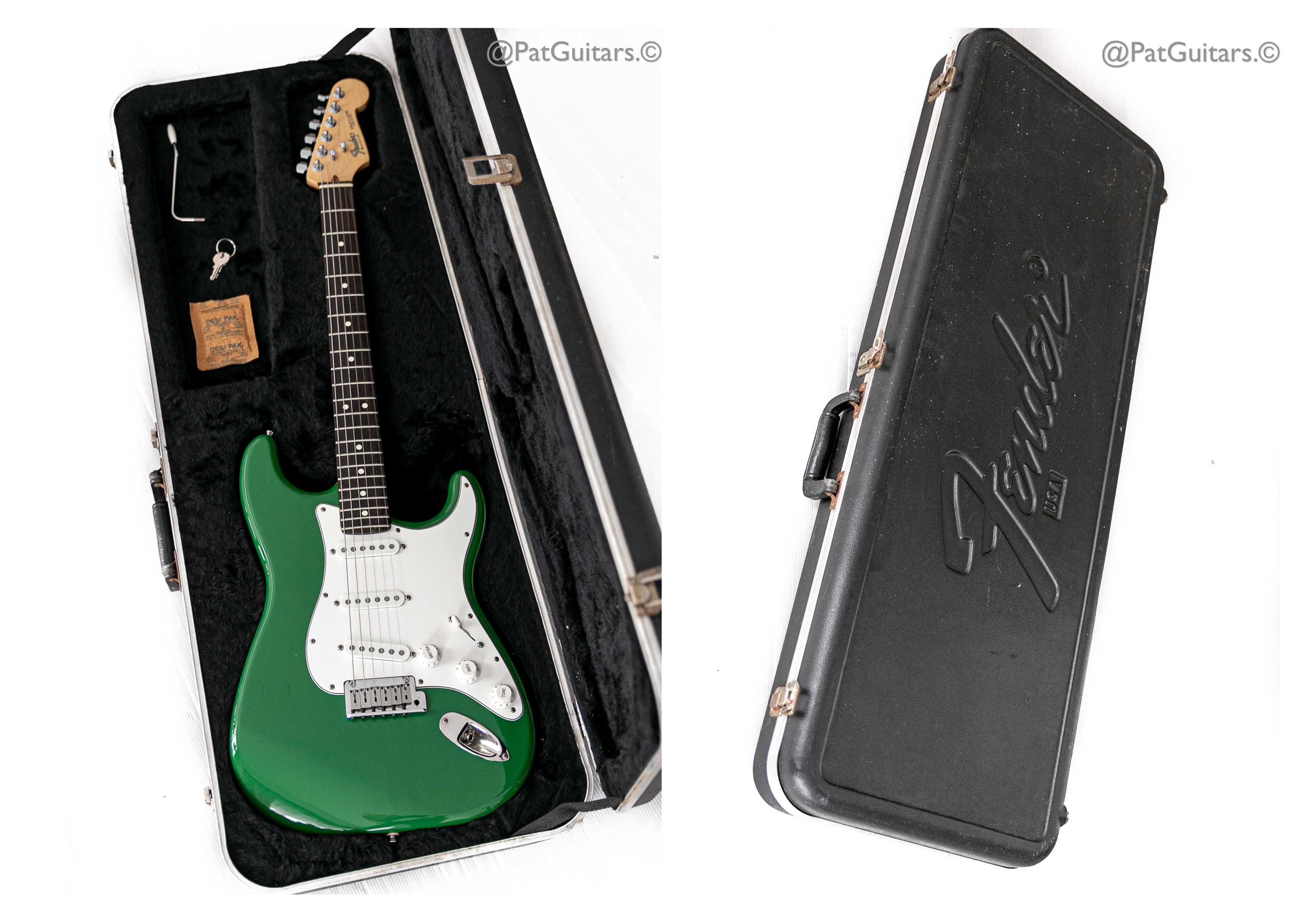 1988 Fender USA Limited Edition Stratocaster in Tanqueray Green.