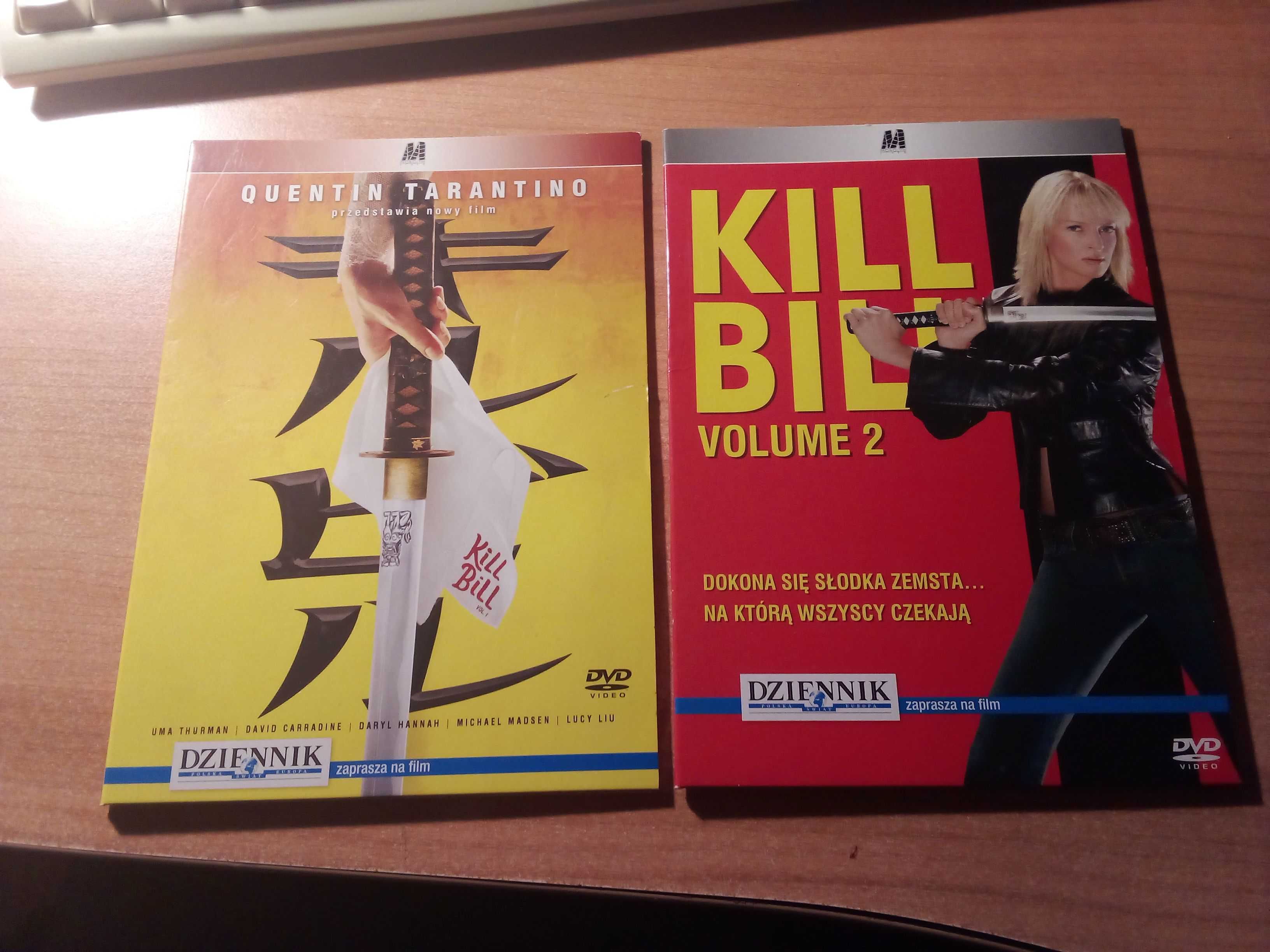 Kill Bill I , Kill Bill II płyty DVD