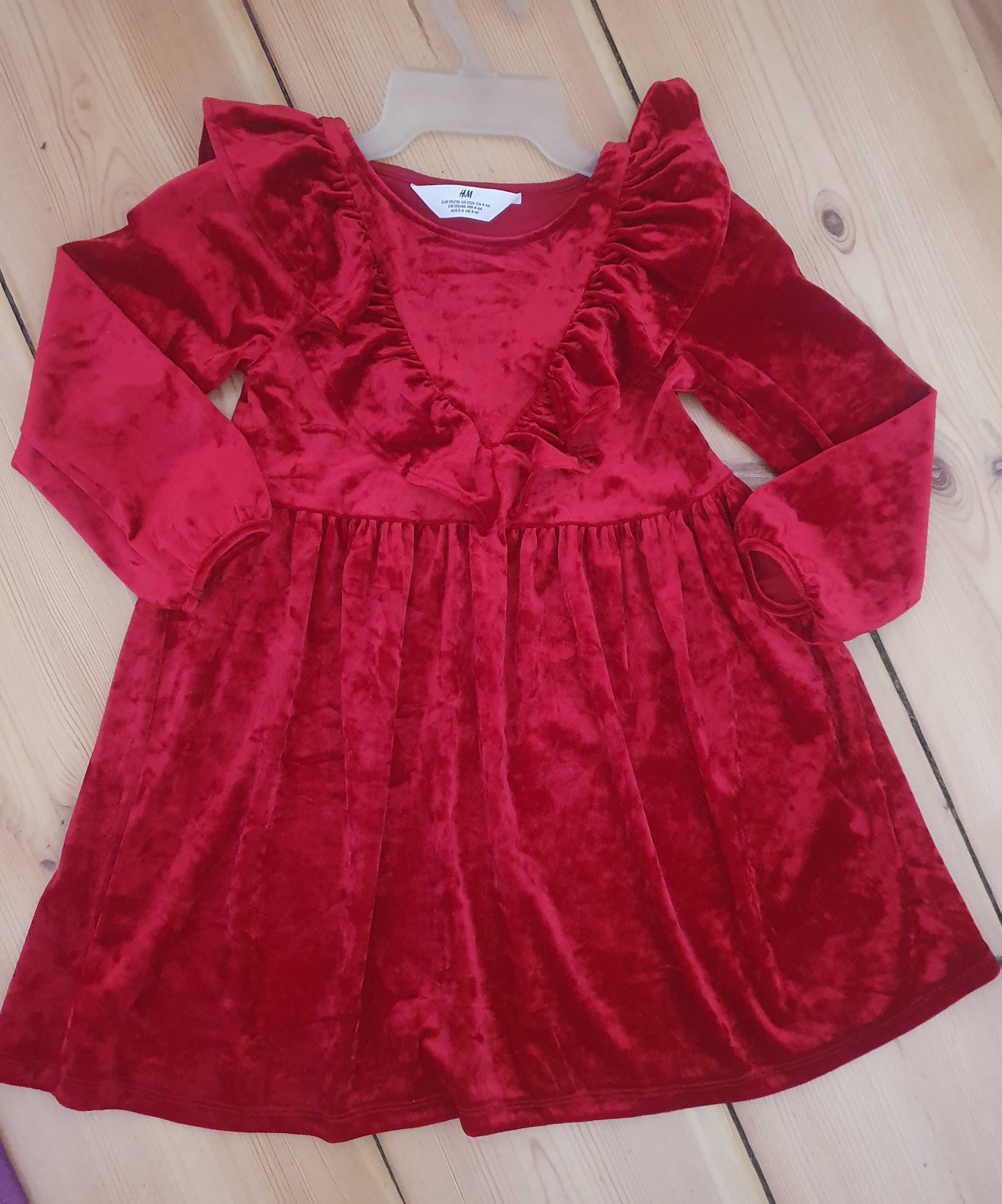 Sukienka czerwona nowa r116