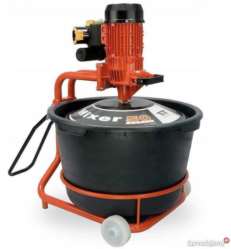 Betoniarka mieszalnik do betonu zaprawy kleju tynku ATIKA Compact 100L