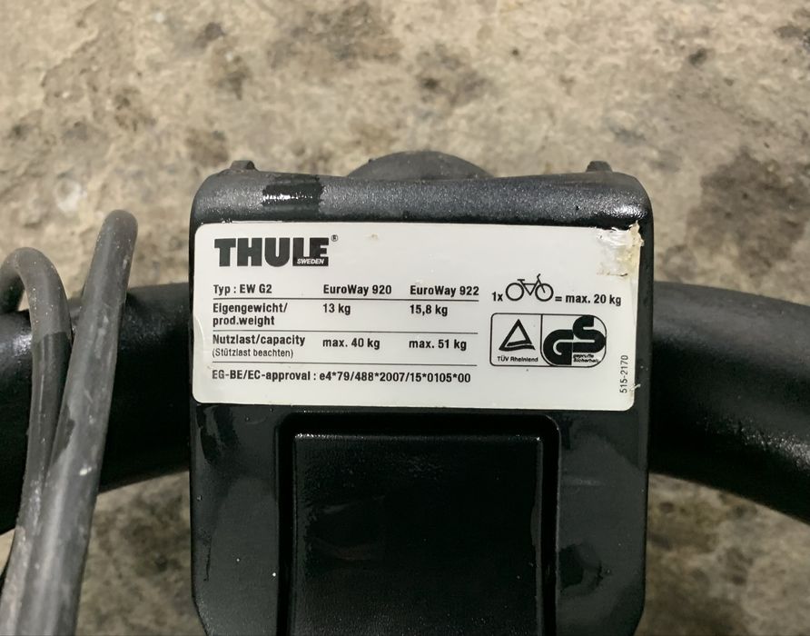 велокріплення на фаркоп THULE