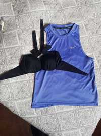 Koszulka treningowa, sportowa, do biegania  Nike damska + stanik