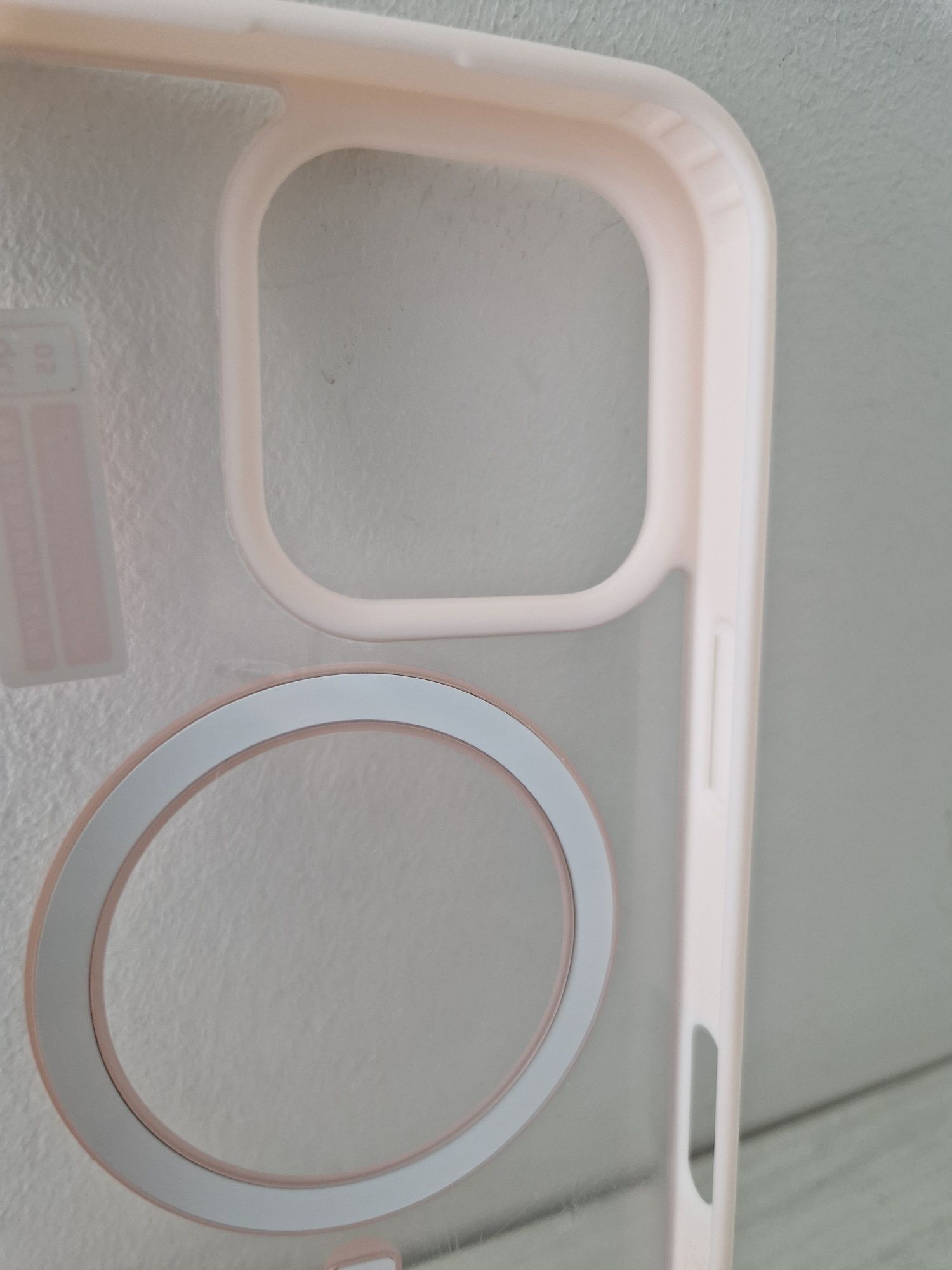 Acrylic Color Magsafe Case do Iphone 16 Pro Max jasnoróżowy