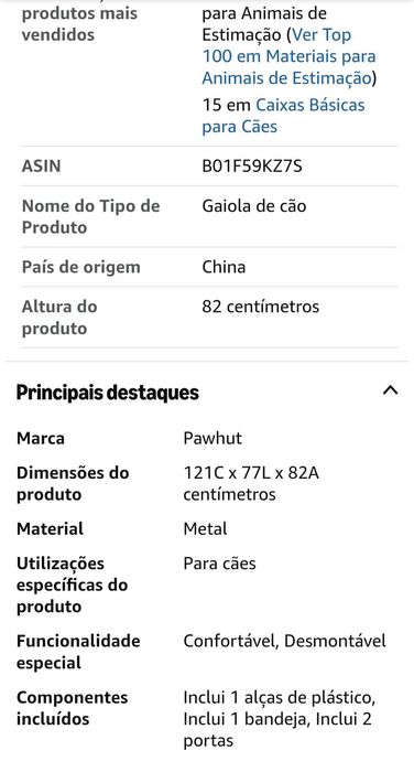 Jaula/ Crate para cão grande