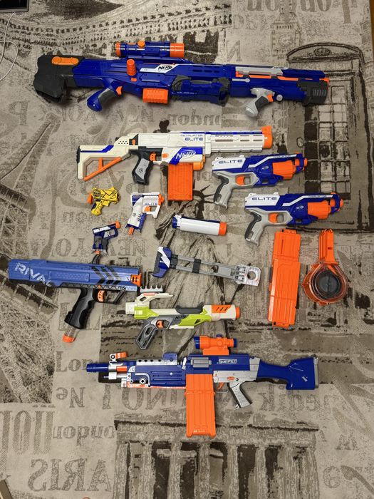 Бластери/кульки/жилет Nerf