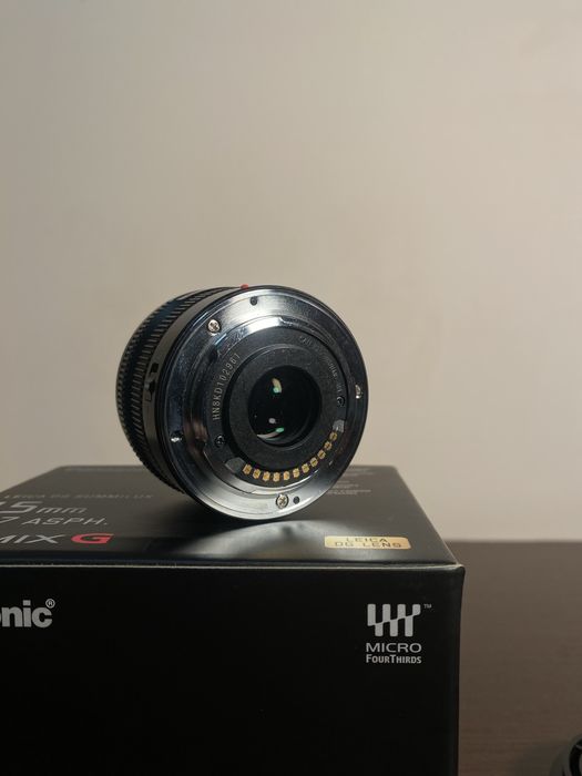 Обʼєктив lumix 15mm. F 1.7