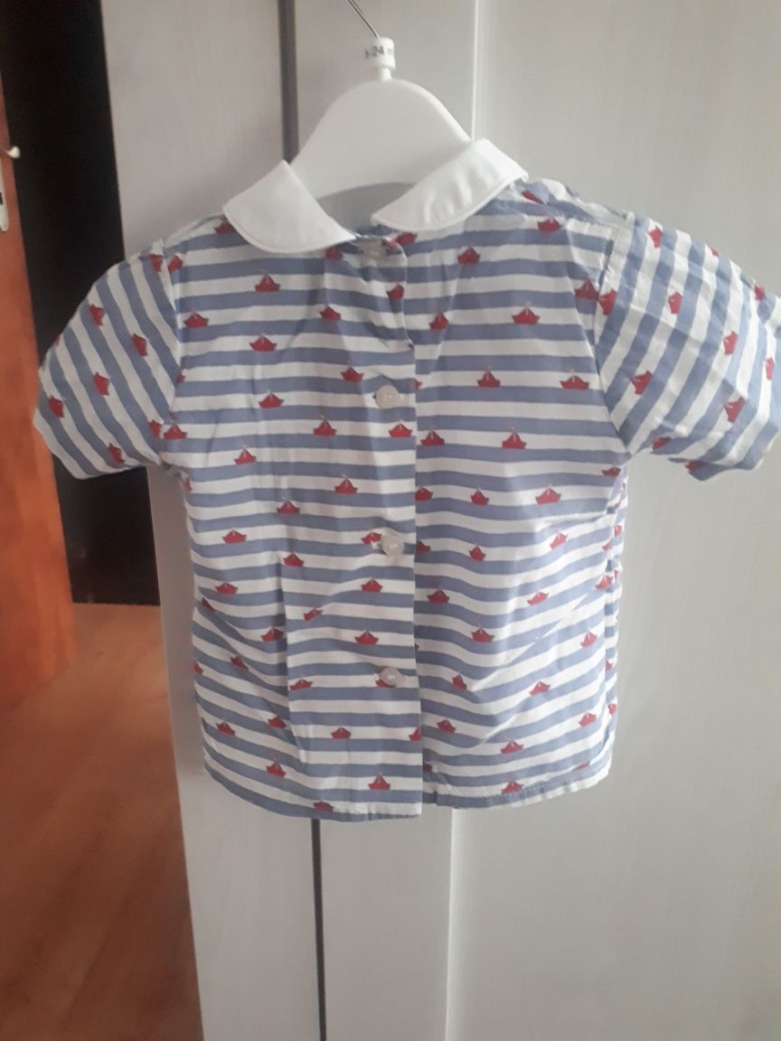 Koszula niemowlęca z krótkim rękawem rozmiar 68/74