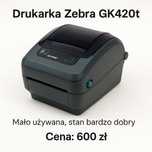 Drukarka etykiet zebra gk420t