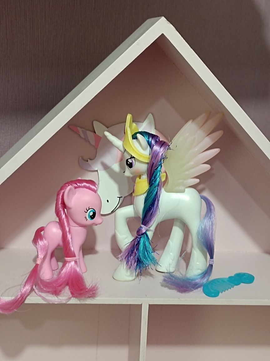 My Little Pony Zestaw Crystal Empire Celestia Pinkie G4 Hasbro unikat