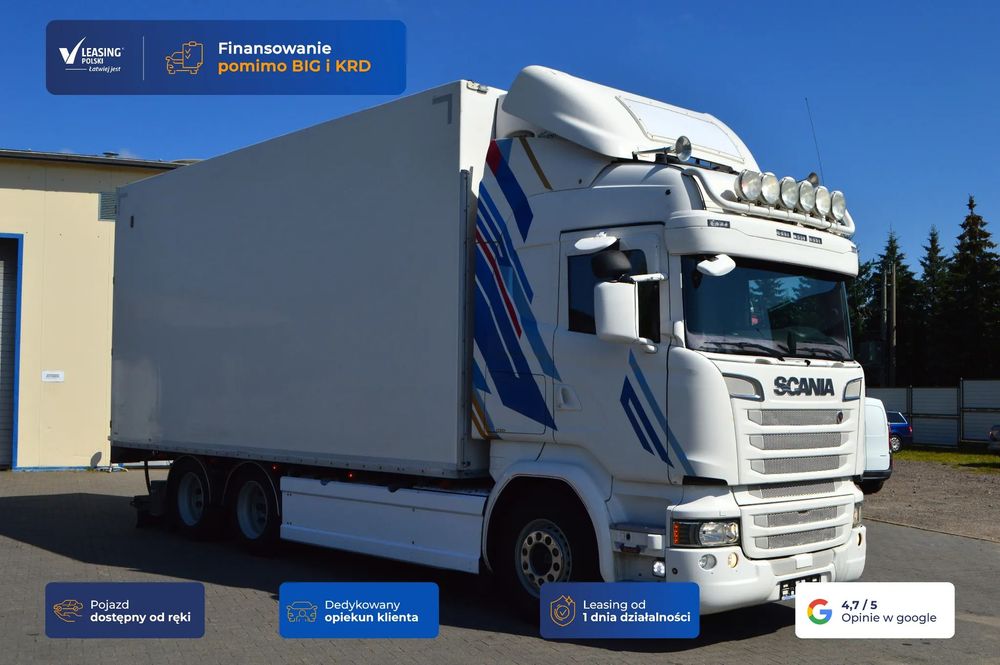 Scania R580 LB 6x2  [13916] R580 chłodnia standard, 16 palet, podnoszona 3 oś, Euro 5.