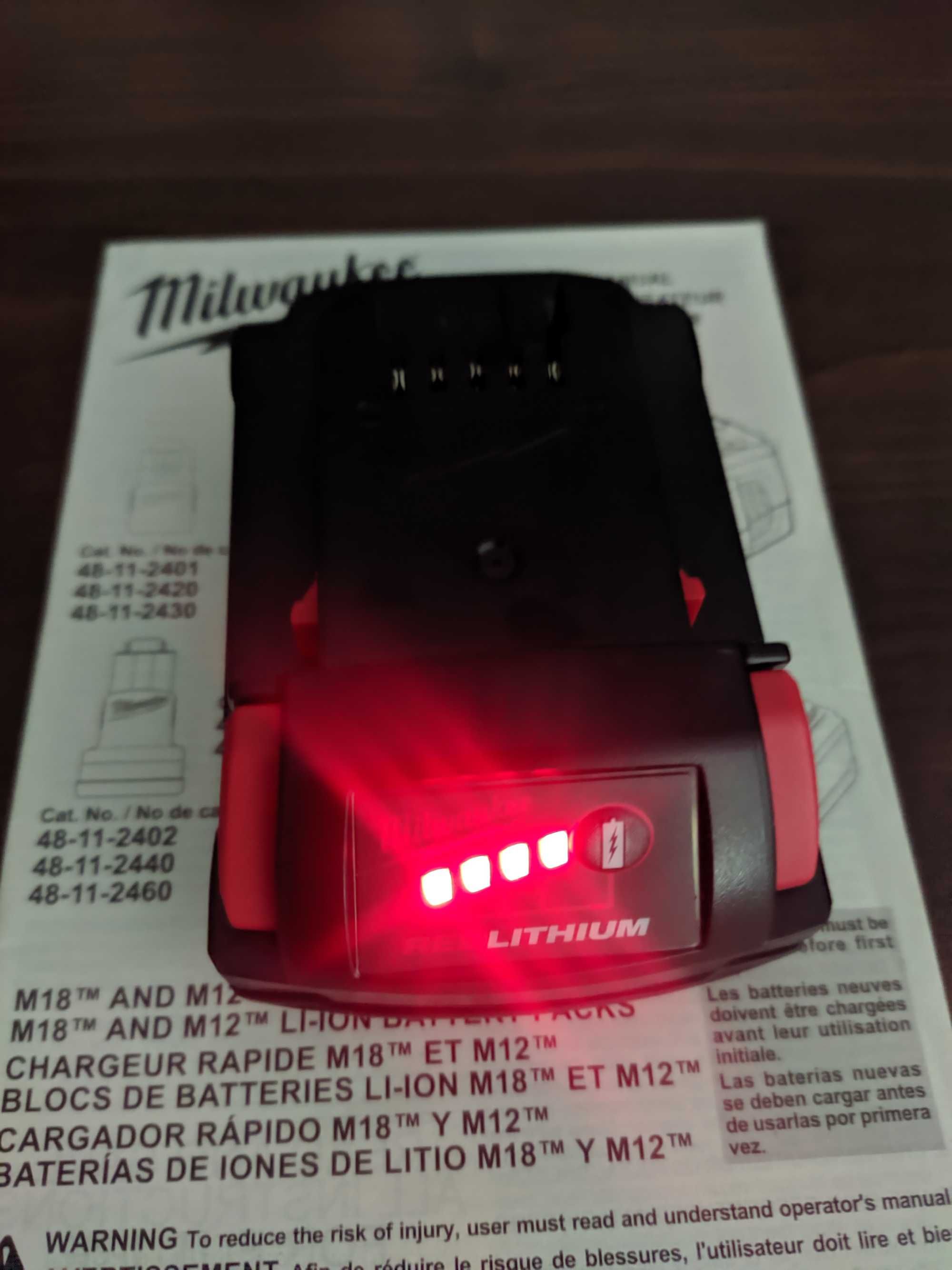 Батарея Milwaukee M18 1,5Ah RedLithium