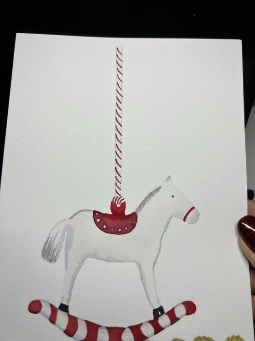 Папір листівки для акварелі з блиском котон 100%