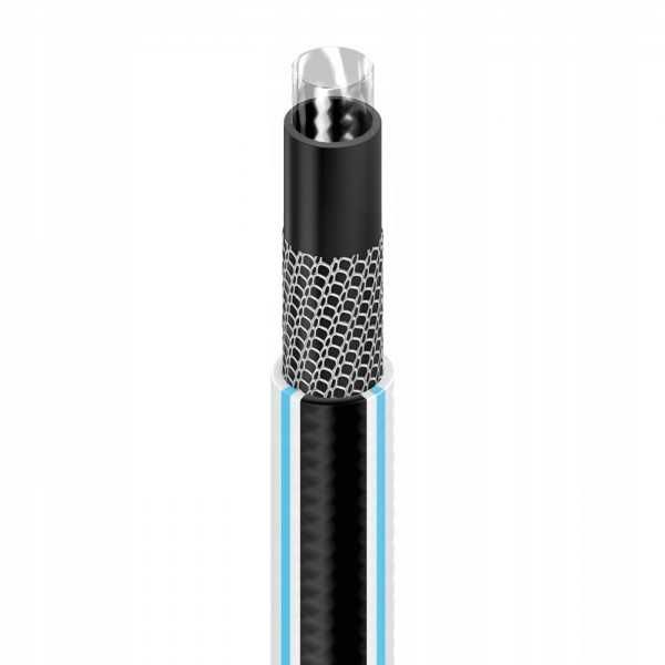 WĄŻ OGRODOWY CELLFAST ECOPLUS Zestaw  1/2" 15m 4 Warstwowy +  Końcówki