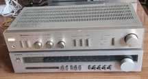 Unitra Diora tuner AS618 i wzm. Hitachi HA-1800 po serwisie