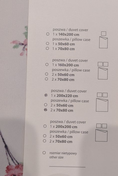 Pościel z mikrofibry Daliett 200x220 Home&You nowa