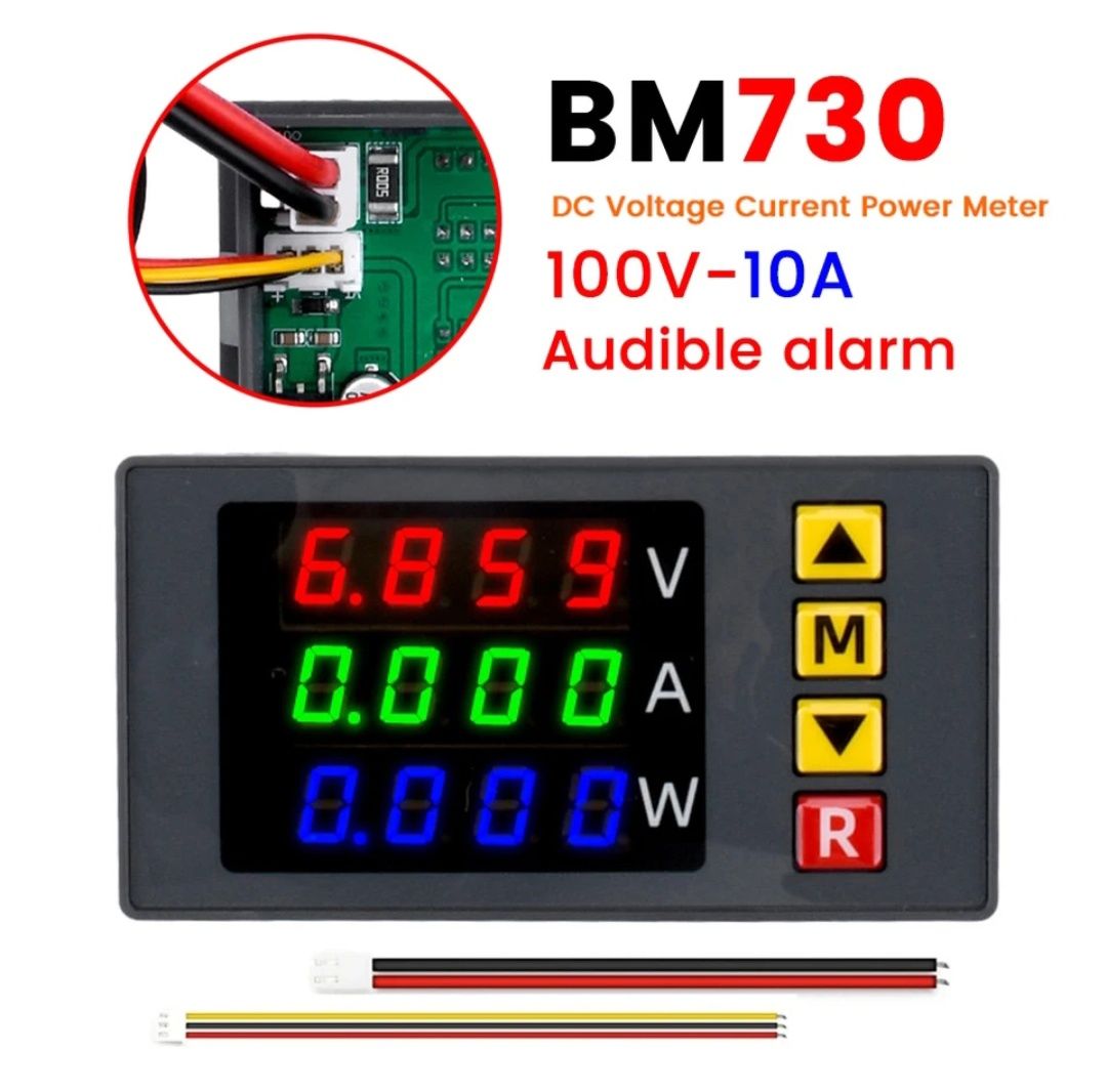 Цифровий вольтметр амперметр BM170, 0-10 А 100V