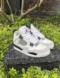 Buty do koszykówki Jordan 4 czarno-białe sneakersy EU 43