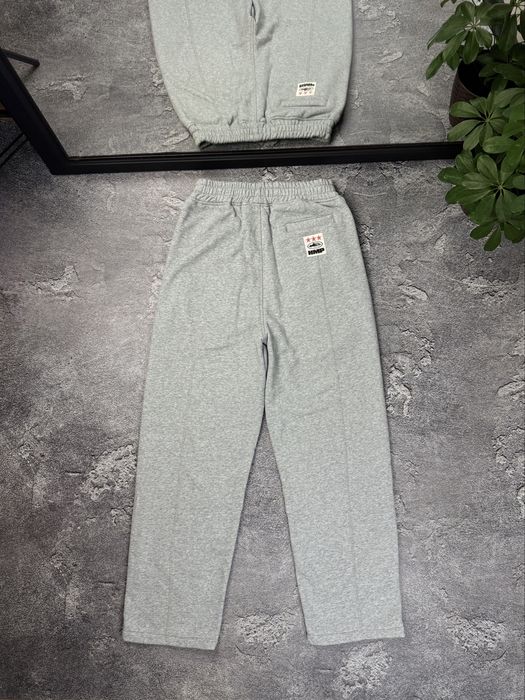 Штани Corteiz прямі (сірі та чорні ]