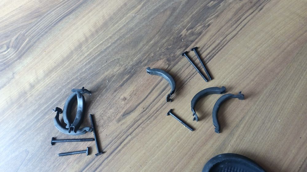 Adapter Uchwyty zestaw 3 sztuki do Thule na bagażnik belki bez rowków