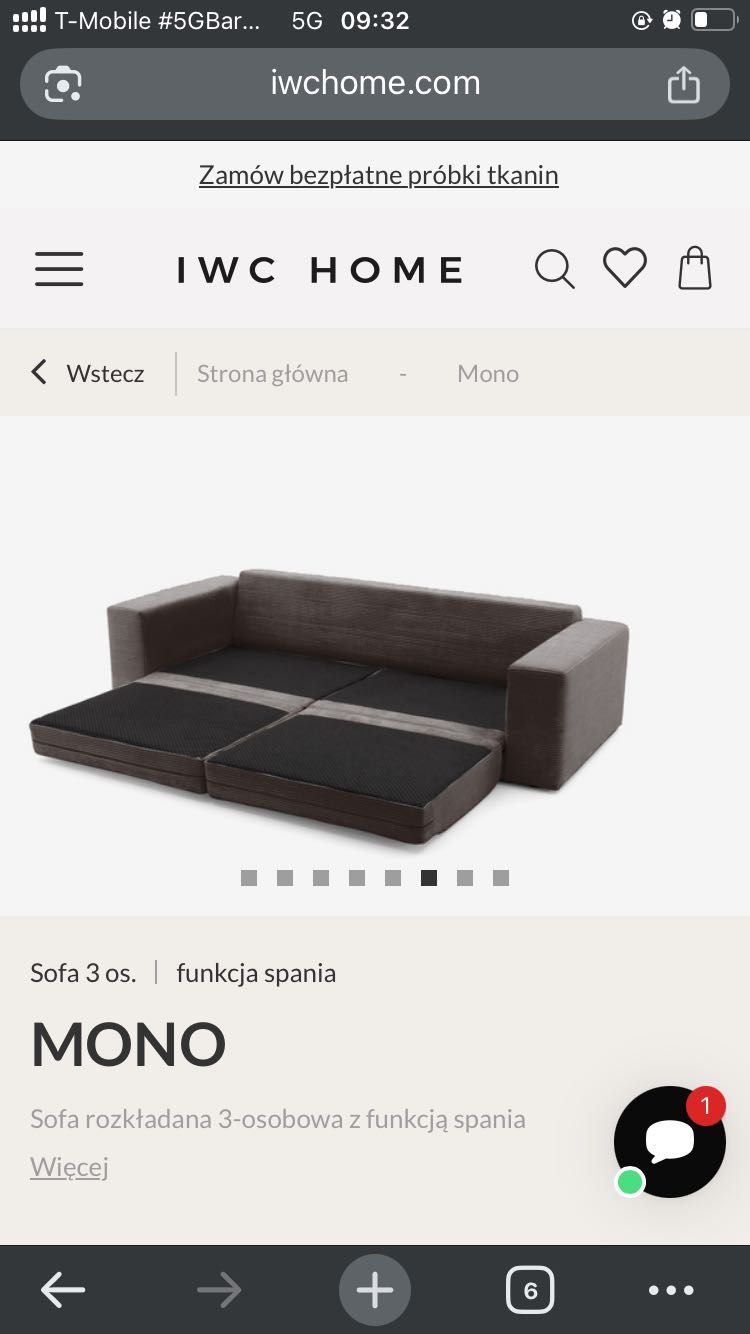 Sofa IWC super jakość