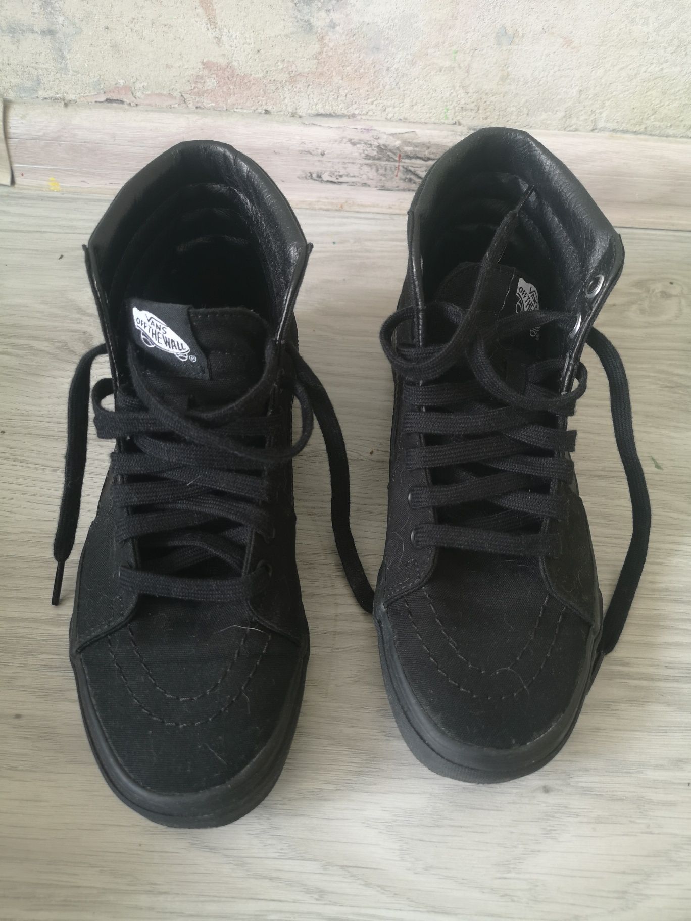 Vans ski8 HI czarne black tenisówki nowe r. 37 classic basic skate