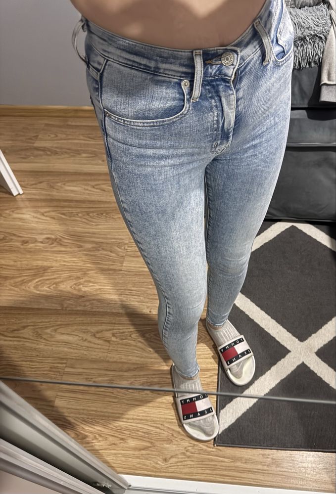 Jeansy levi’s damskie wysoki stan