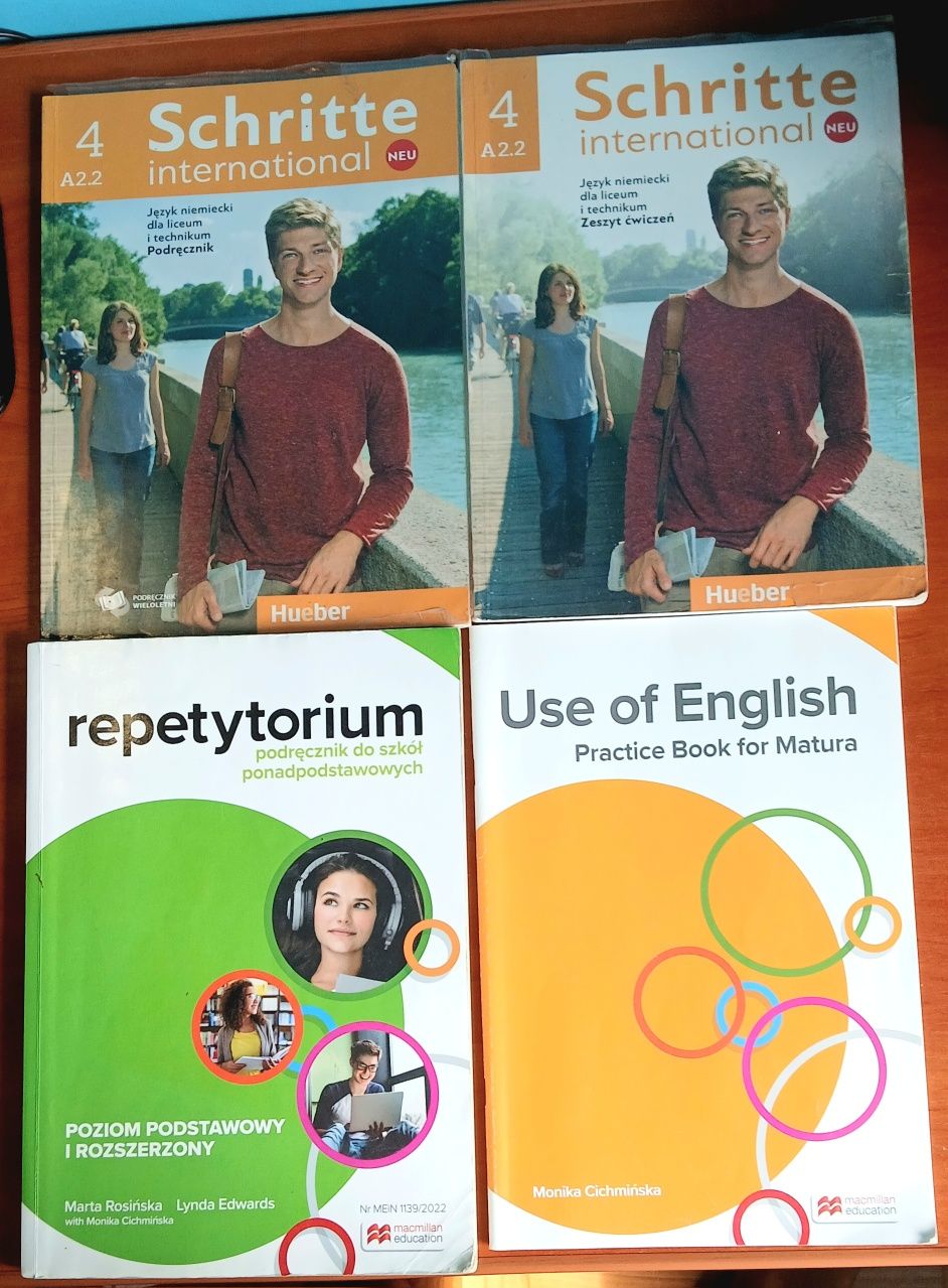 Książki do 3 i 4 klasy technikum liceum