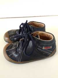р 20 13 см детские кожаные туфли мокасины ботинки на шнурках bama