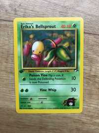 Karta Pokemon Erika Bellsprout 75/132 1 edition Gym