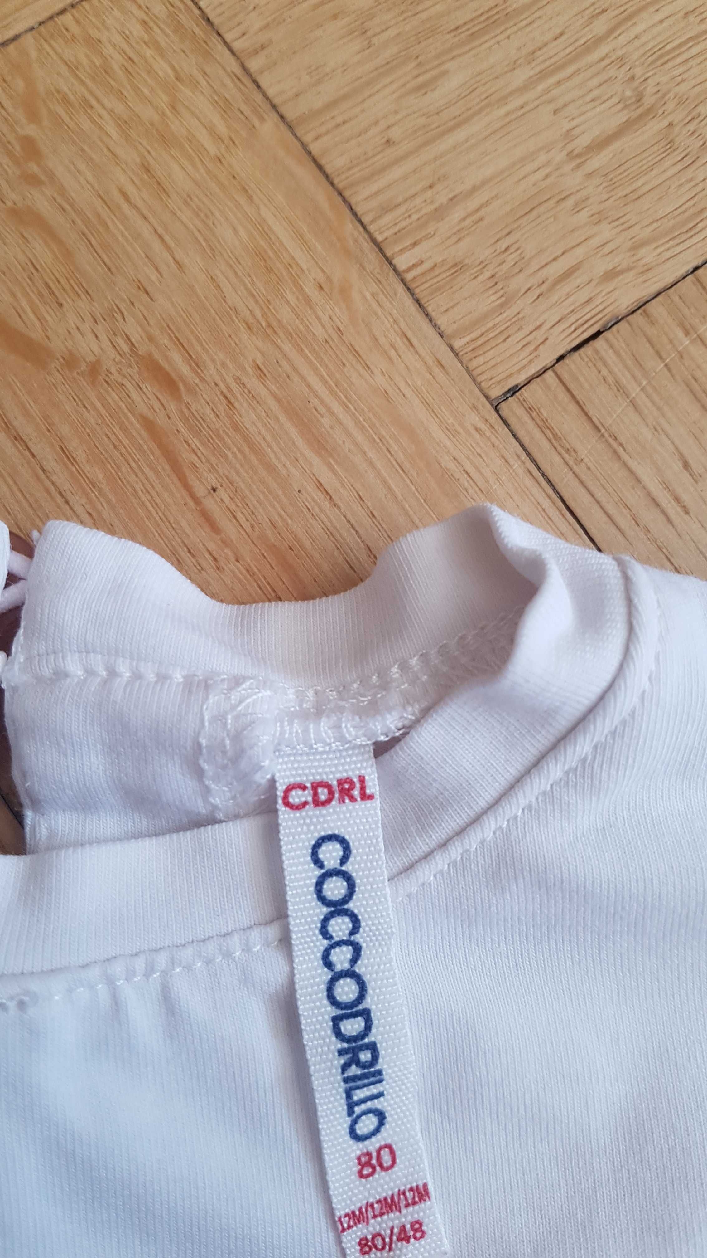 Bluzeczki Cocodrillo 86 2 szt bluzki dla dziewczynki