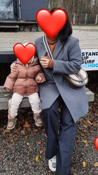 Оверсайз шерстяне пальто hm h&m