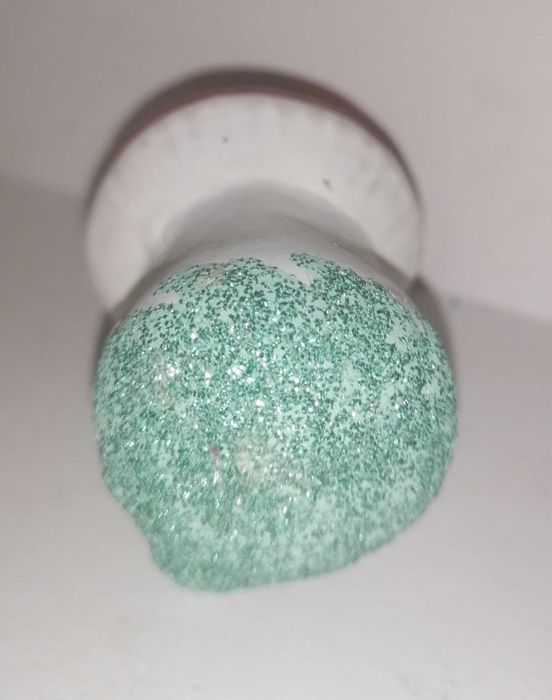 Bombka na choinkę PRL unikat retro art deco bąbka grzybek muchomor