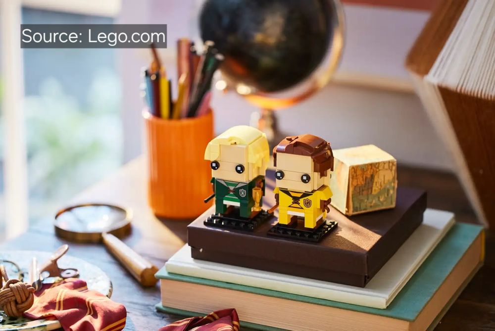 ENVIO GRATIS-LEGO 40617 Draco Malfoy & Cedric Diggory (BrickHeadz)