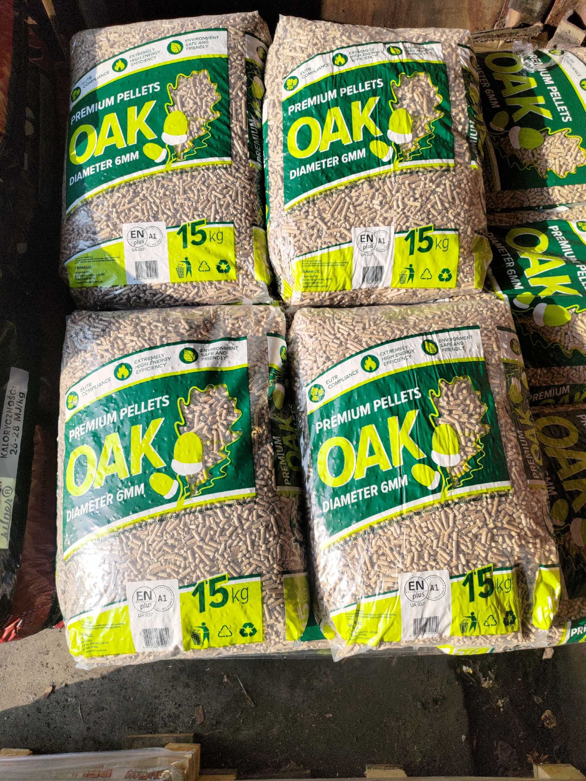 Pellet Dębowy "OAK" z certyfikatem