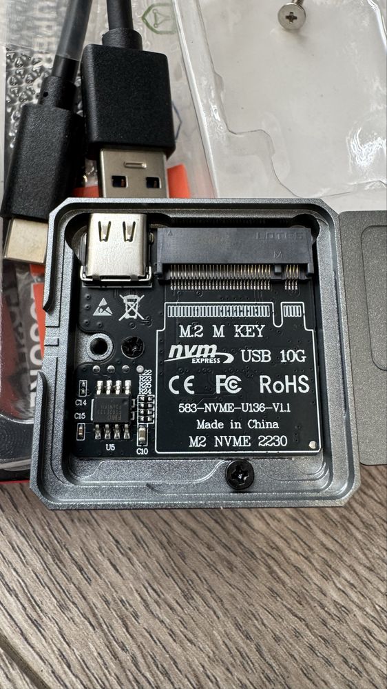 Корпус для SSD M.2 NVMe 2230 ITGZ (USB 10 Гбит/с)