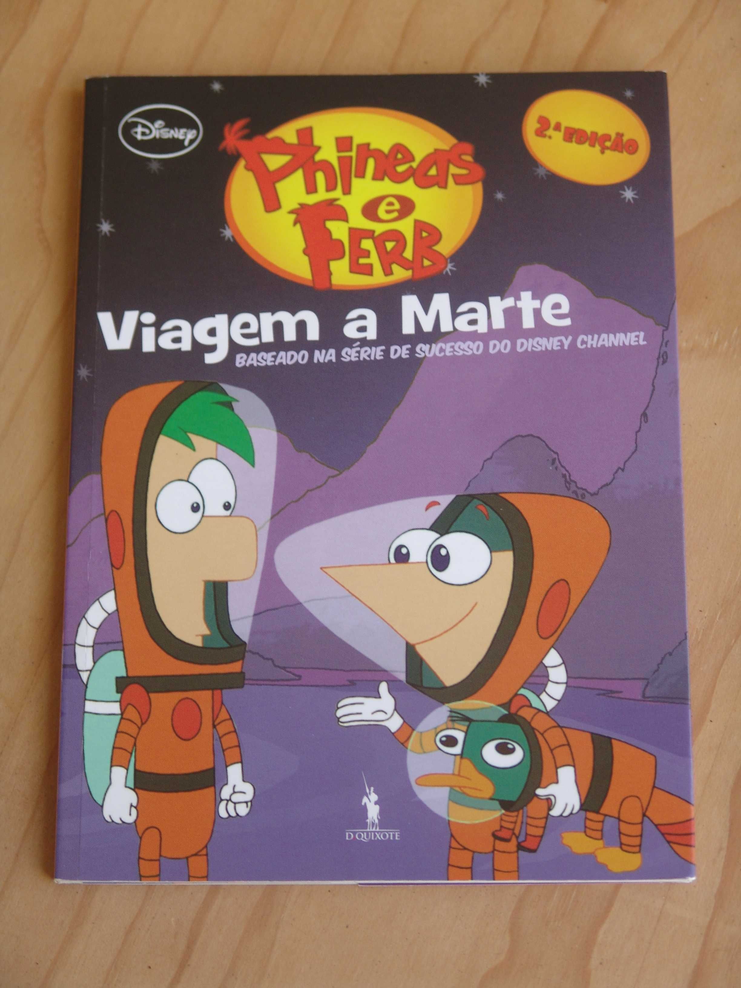 Livro 10 Phineas e Ferb  - Viagem a Marte