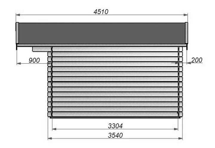 Domek Ogrodowy Narzędziowy Drewniany świerkowy 264x354cm Balik 28mm