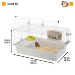 CAVIE 80 Клітка для кролів та морських свинок-топ1- 77 x 48 x h 42 cm