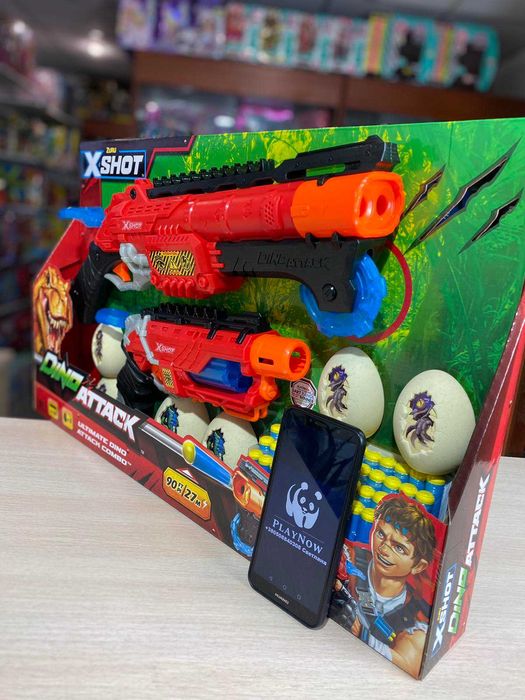 X-Shot Набір швидкострільних бластерів DINO Combo Pack *