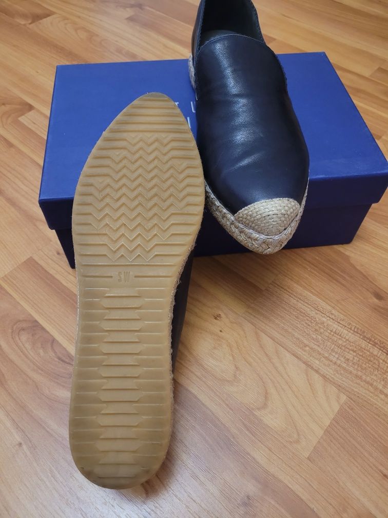 Туфлі-мокасіни шкіряні Stuart Weitzman